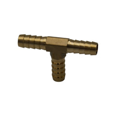 3/8" 10mm Brass Barb Hose Fitting  T 3 Way Barbed Connector for Fluid
