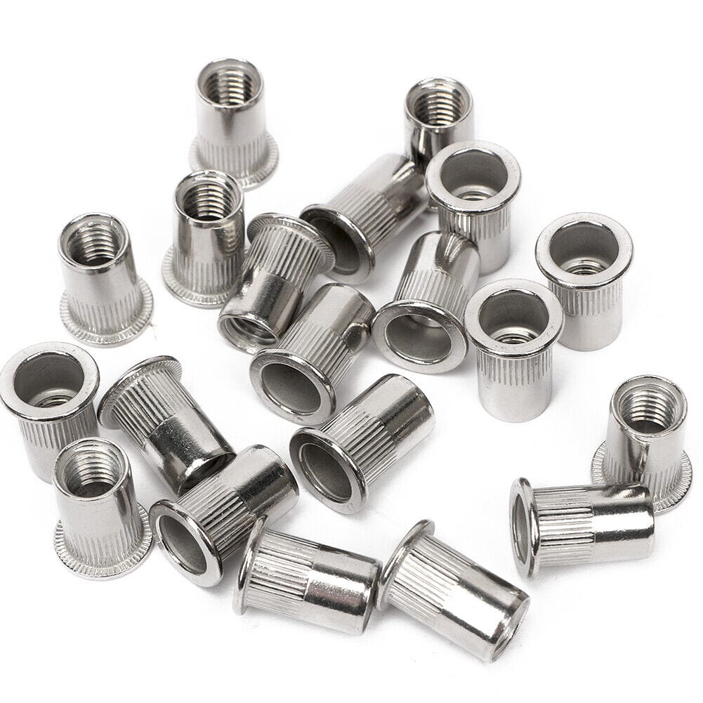 304 Stainless Steel Coarse Metric Nutsert Rivnuts M3 M4 M5 M6 M8 M10 - Twin Eagle Imports