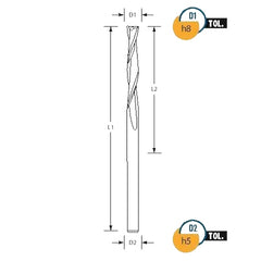 Best Carbide 8mm 4 Flute Long Series Square End Mill  AlTiN Coated