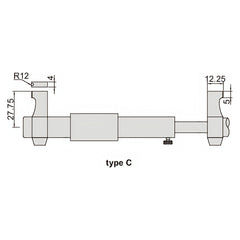 Insize Metric Inside Micrometer 75-100mm Range Series 3220-100