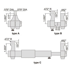 Insize Imperial Inside Micrometer 1-2" Range Series 3220-2