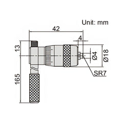 Insize Tubular Inside Micrometer 25-32mm Range Series 3221-32