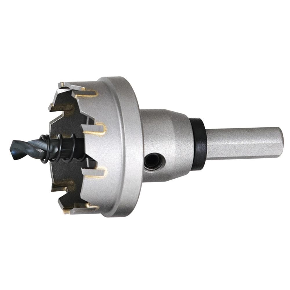 32mm Tungsten Carbide Tipped Holesaw (1/2" Shank) 50mm D.O.C - Twin Eagle Imports