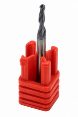 Fullerton 2.0mm 2 Flute TiAlN Coated Carbide Ball Nose Endmill - 3215 Series