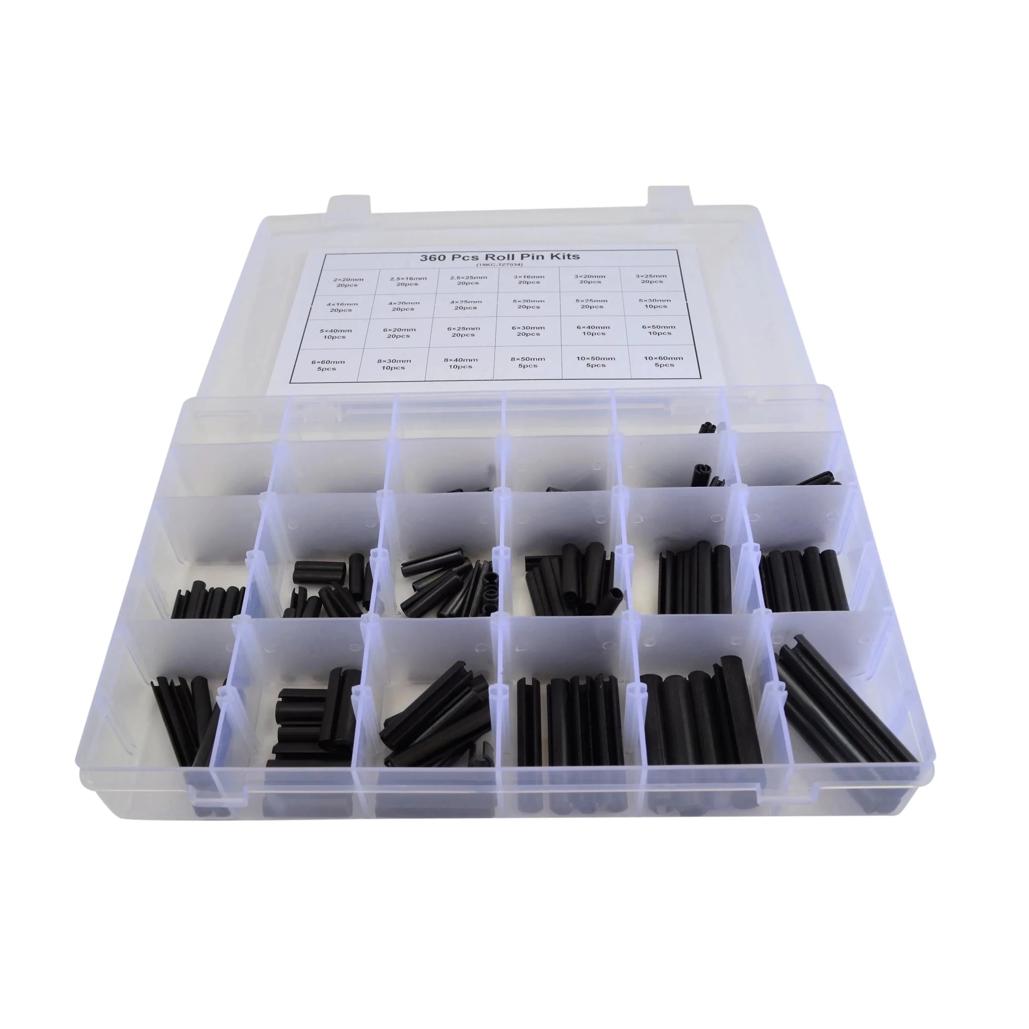 360 Piece Metric Roll Pin Grab Kit Assortment - Twin Eagle Imports