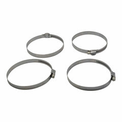 4 Piece 304 Stainless Steel 118-140mm Worm Drive Hose Clamp - Twin Eagle Imports