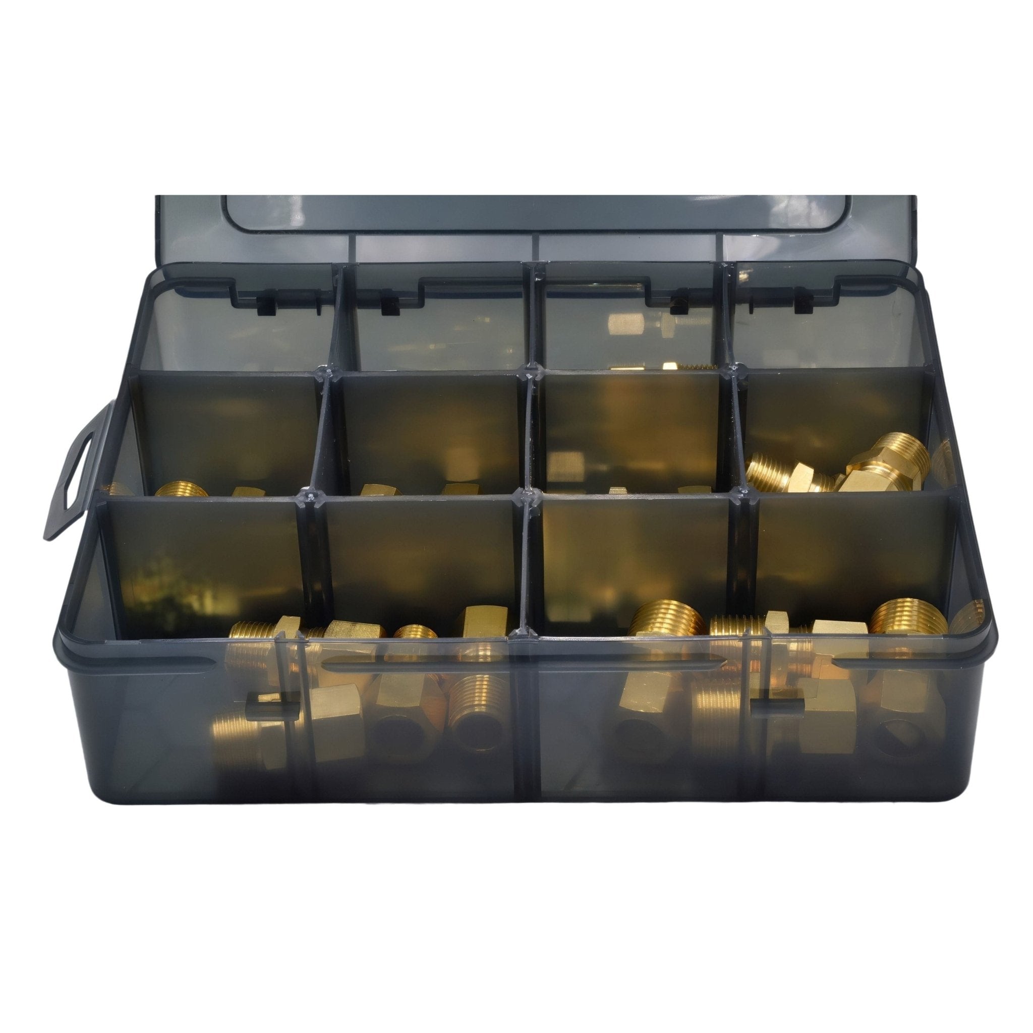 40pc Brass Compression Male Connector Grab Kit Assortment - Twin Eagle Imports