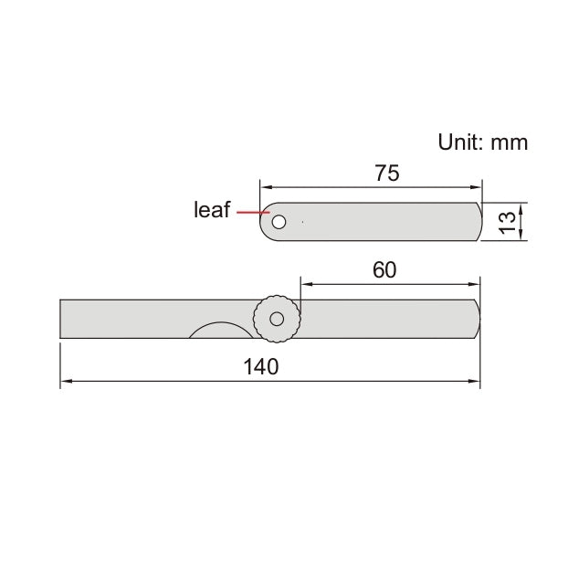 Insize Feeler Gauge Set 0.04-1mm Range Series 4601-25