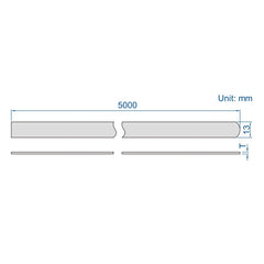 Insize Feeler Gauge Tape 0.12mm Range Series 4621-12