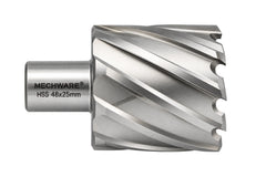 48 x 25mm D.O.C HSS Weldon Shank Annular Cutter - Twin Eagle Imports