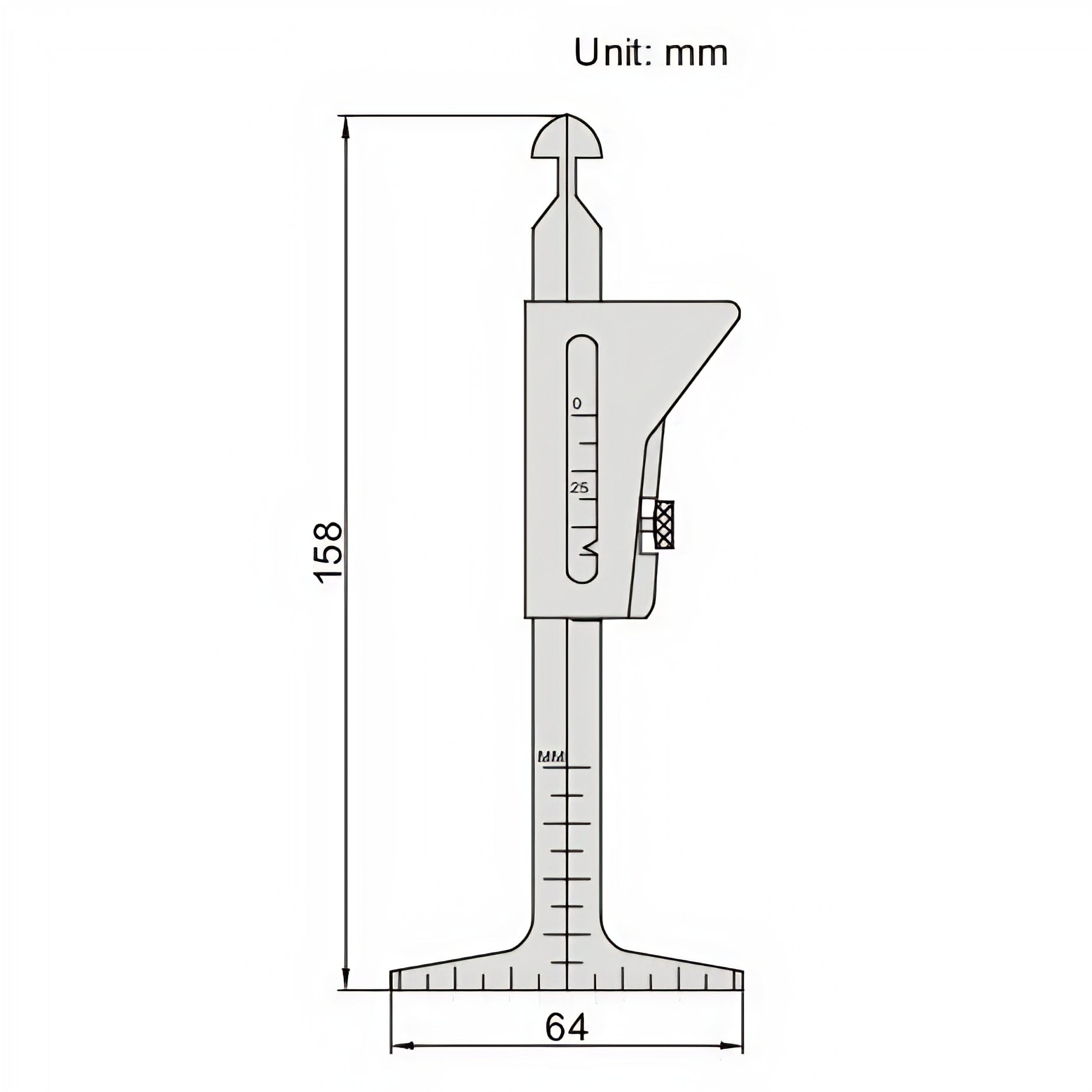 Insize Metric Pipe Welding Gauge Series 4839-1