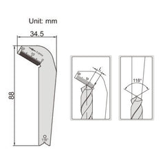 Insize Drill Point Gauge Series 4843-1
