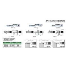CAN SEAM MICROMETER - 3293-132
