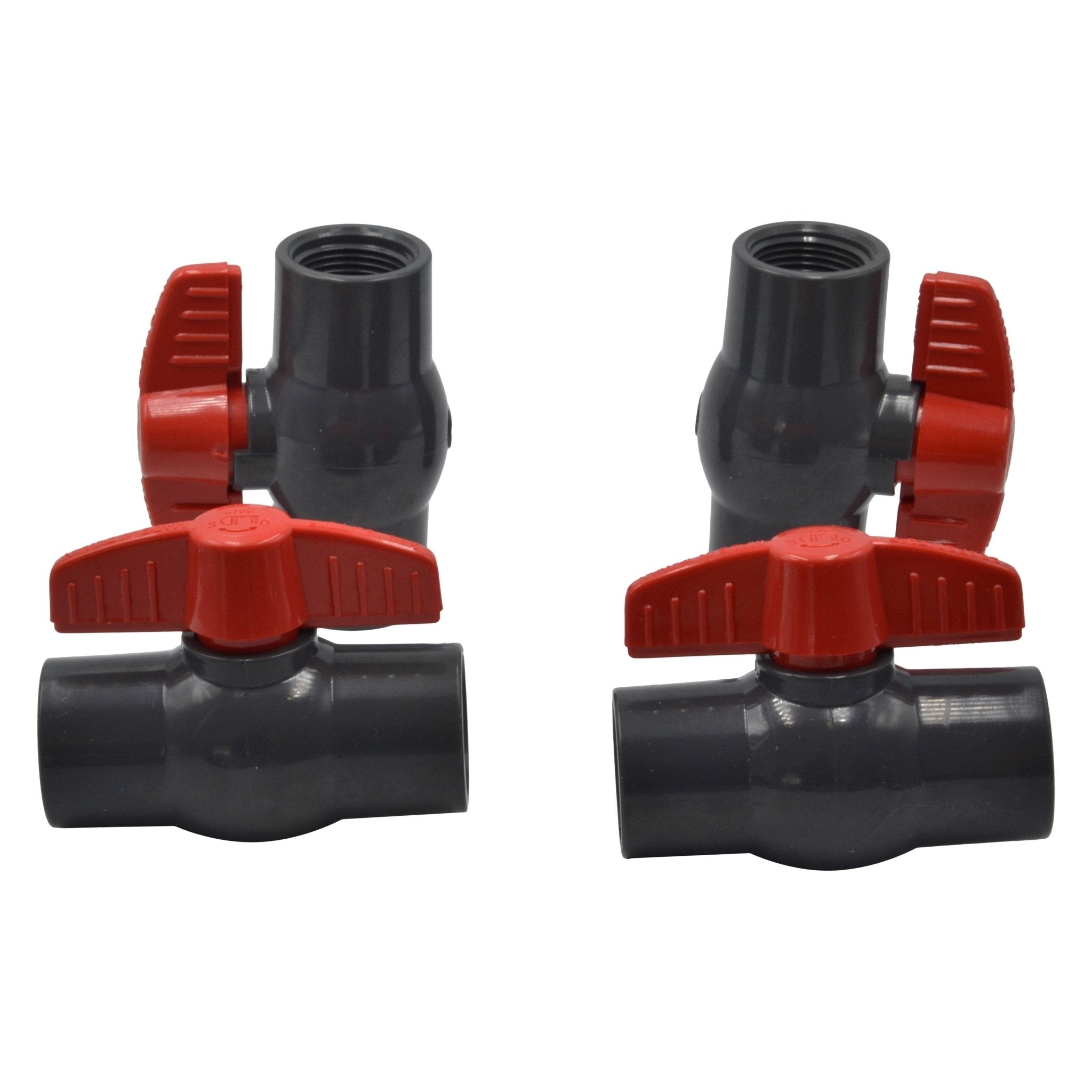 4pcs PVC Pipe Female/Female 3/4" BSP Thread Ball Valve - Twin Eagle Imports