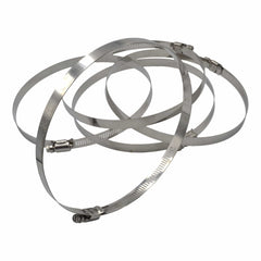 5 Piece 304 Stainless Steel 155-178mm Worm Drive Hose Clamp - Twin Eagle Imports