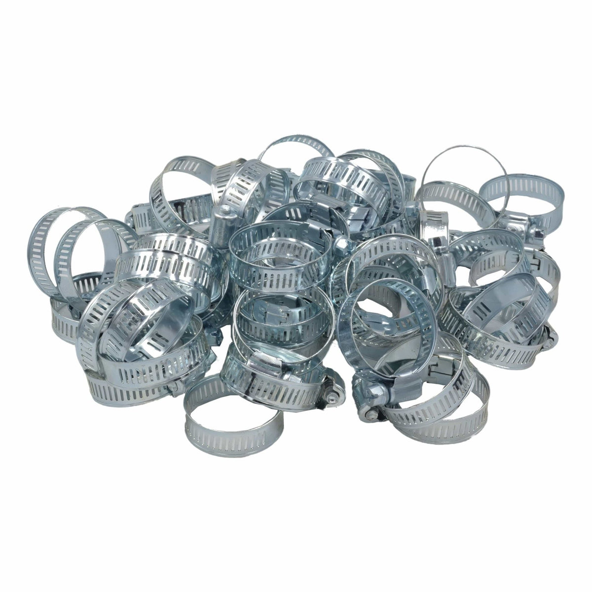50 Piece 304 Stainless Steel 19-38mm Worm Drive Hose Clamp - Twin Eagle Imports