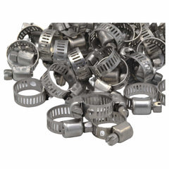 50 Piece 304 Stainless Steel 6-15mm Worm Drive Hose Clamp - Twin Eagle Imports