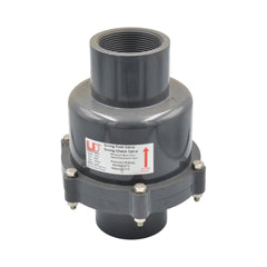 50MM / 2" Large PVC Swing Check Valve 150 PSI F/F BSPT Thread - Twin Eagle Imports