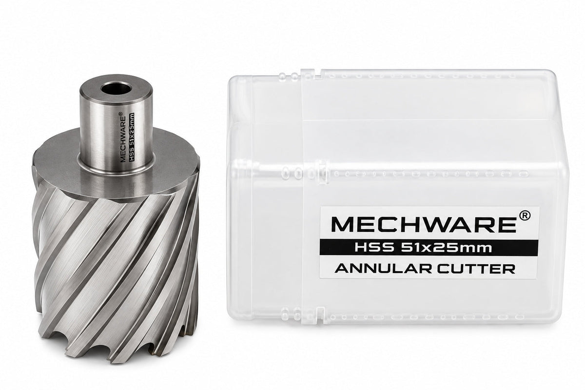 51 x 25mm D.O.C HSS Weldon Shank Annular Cutter - Twin Eagle Imports
