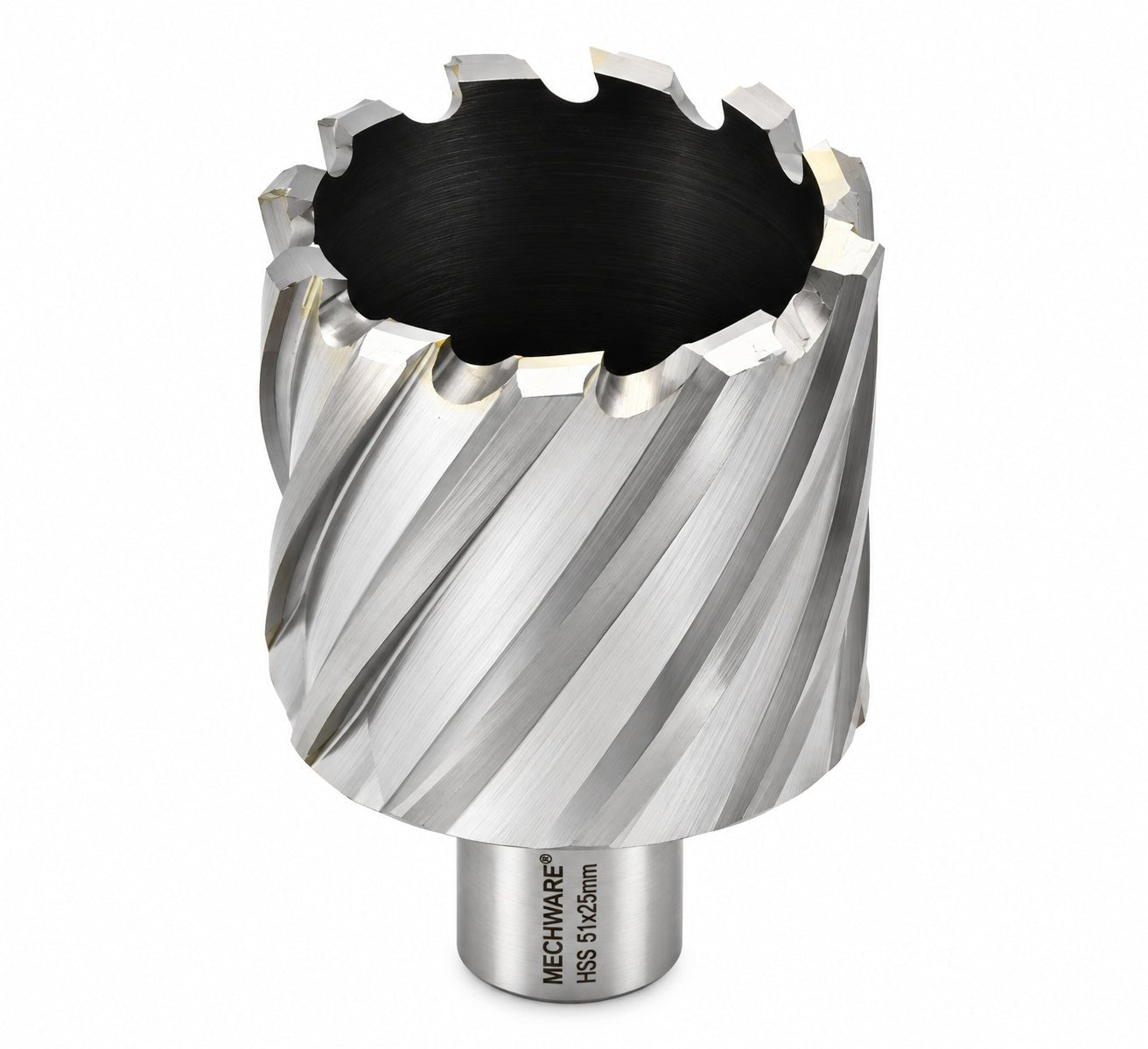 51 x 25mm D.O.C HSS Weldon Shank Annular Cutter - Twin Eagle Imports