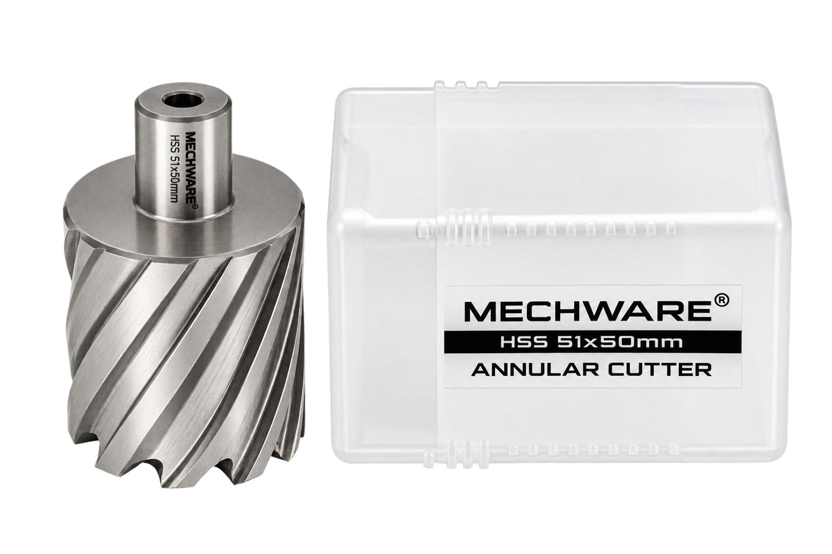 51 x 50mm D.O.C HSS Weldon Shank Annular Cutter - Twin Eagle Imports