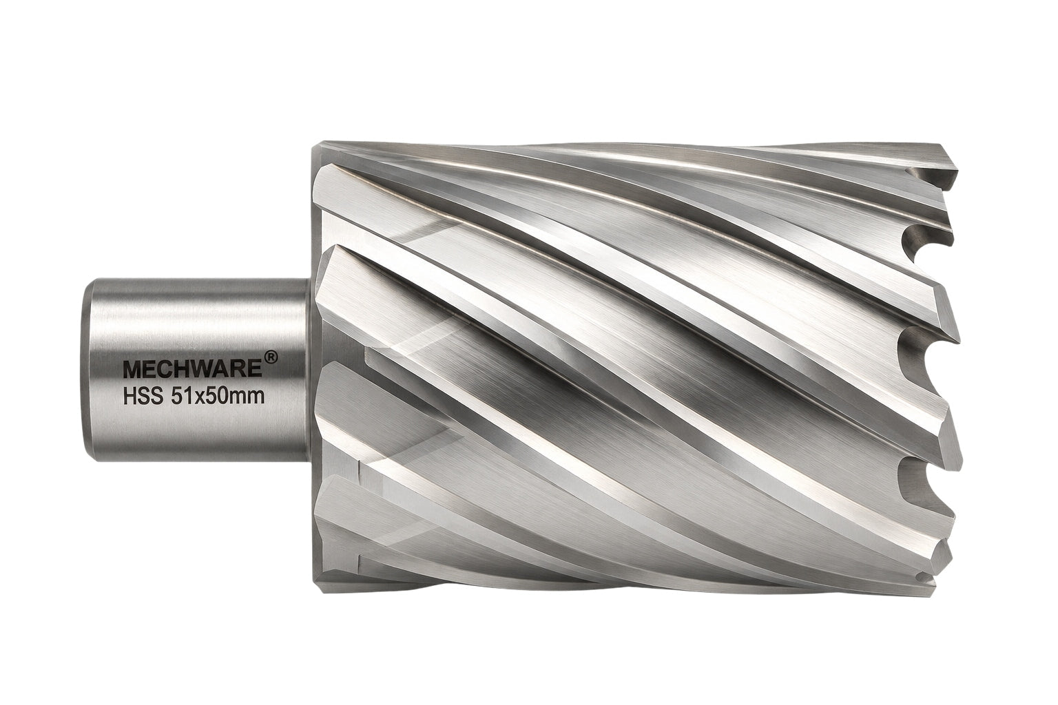 51 x 50mm D.O.C HSS Weldon Shank Annular Cutter - Twin Eagle Imports