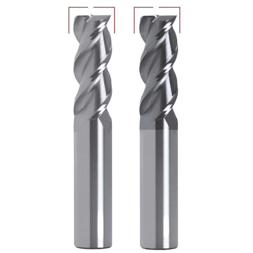 Best Carbide 7/16 4 Flute Short Series Square End Mill TiALN Coated