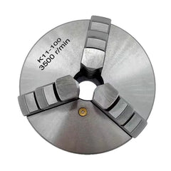 K11-100 3-Jaw 100mm Self-Centering Manual Lathe Chuck