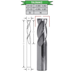 Best Carbide 5/8" 4 Flute Long Series Square End Mill – 7/8" Shank