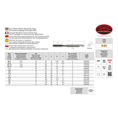 Somta Series 545 - HSS Gun Nose Tap (Standard)