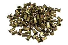 8/32 UNC Zinc Plated Steel Nutsert Rivet Nuts – Bulk Pack of 100