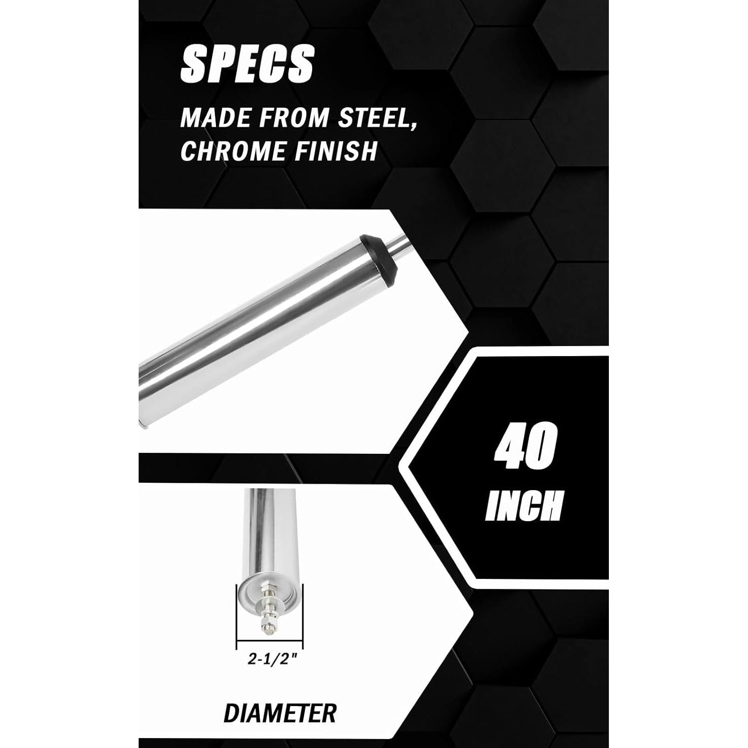 40" Chromed Steel Construction 3 in 1 Truck Pogo Stick