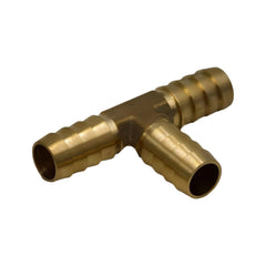 5pc 1/2" Three Way Brass Hose Barb Tee H16