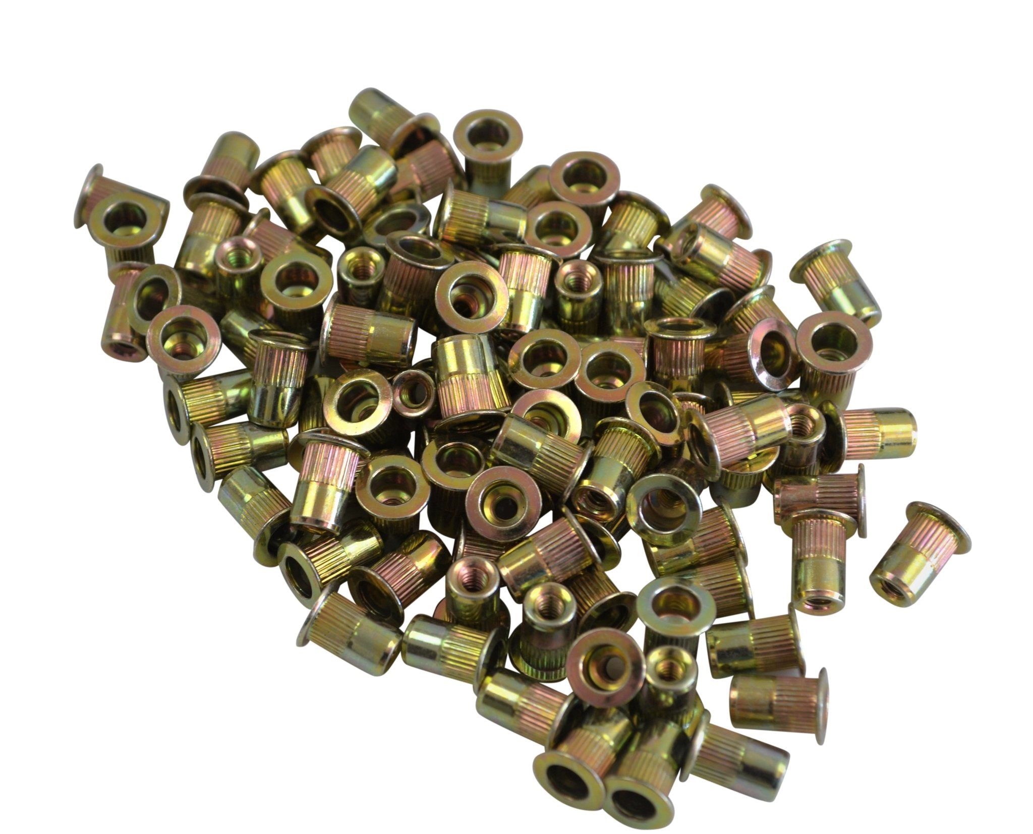 6/32 UNC Zinc Plated Steel Nutsert Rivet Nuts – Bulk Pack of 50 - Twin Eagle Imports