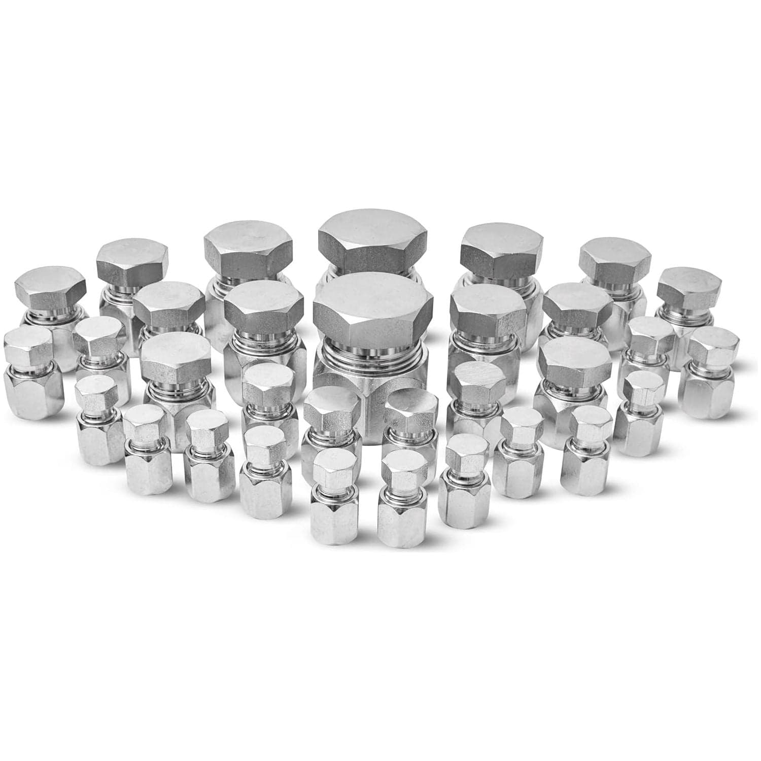 64 Pcs 37 Degree JIC Cap and Plug Hydraulic Blanking Kit - Twin Eagle Imports