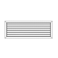 Pack of 4 Ductsure Door Relief Vent Grille Aluminium DG-A 600350