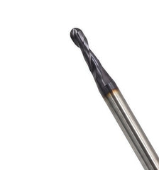 Fullerton 2.0mm 2 Flute TiAlN Coated Carbide Ball Nose Endmill - 3215 Series