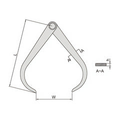 Insize Outside Caliper 150mm Range Series 7241-150