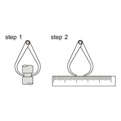 Insize Outside Caliper 0-200mm Range Series 7241-200