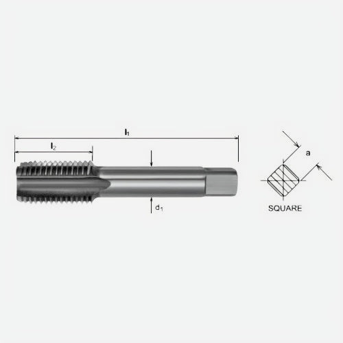 Somta Series 519 – HSS HSS M22 X 2.5 L/H Intermediate Tap