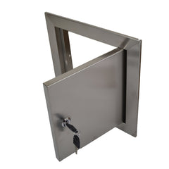8″ (210mm) Stainless Steel Access Panel with Key Lock - Twin Eagle Imports