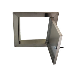 8″ (210mm) Stainless Steel Access Panel with Key Lock - Twin Eagle Imports