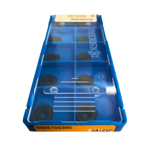10pc Kyocera RCMX1003M0 CA125P – Turning Insert (Finishing to Medium, M0 Geometry)