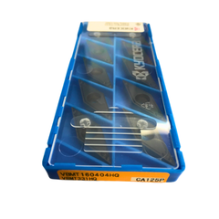 10pc Kyocera VBMT160404HQ CA125P – Turning Insert (Finishing to Medium, HQ Chipbreaker)