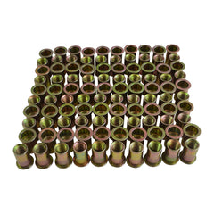 8/32 UNC Zinc Plated Steel Nutsert Rivet Nuts – Bulk Pack of 50 - Twin Eagle Imports