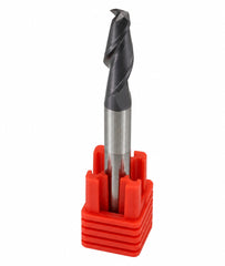 Fullerton 5.0mm 2 Flute TiAlN Coated Carbide Ball Nose Endmill - 3215 Series