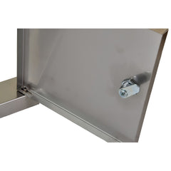 8″ (210mm) Stainless Steel Access Panel with Key Lock