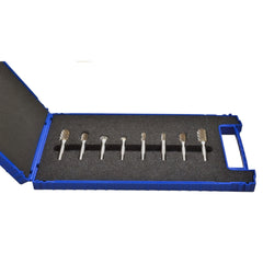 8pc Die Grinder Carbide Burr Kit 1/4 Shank - Twin Eagle Imports
