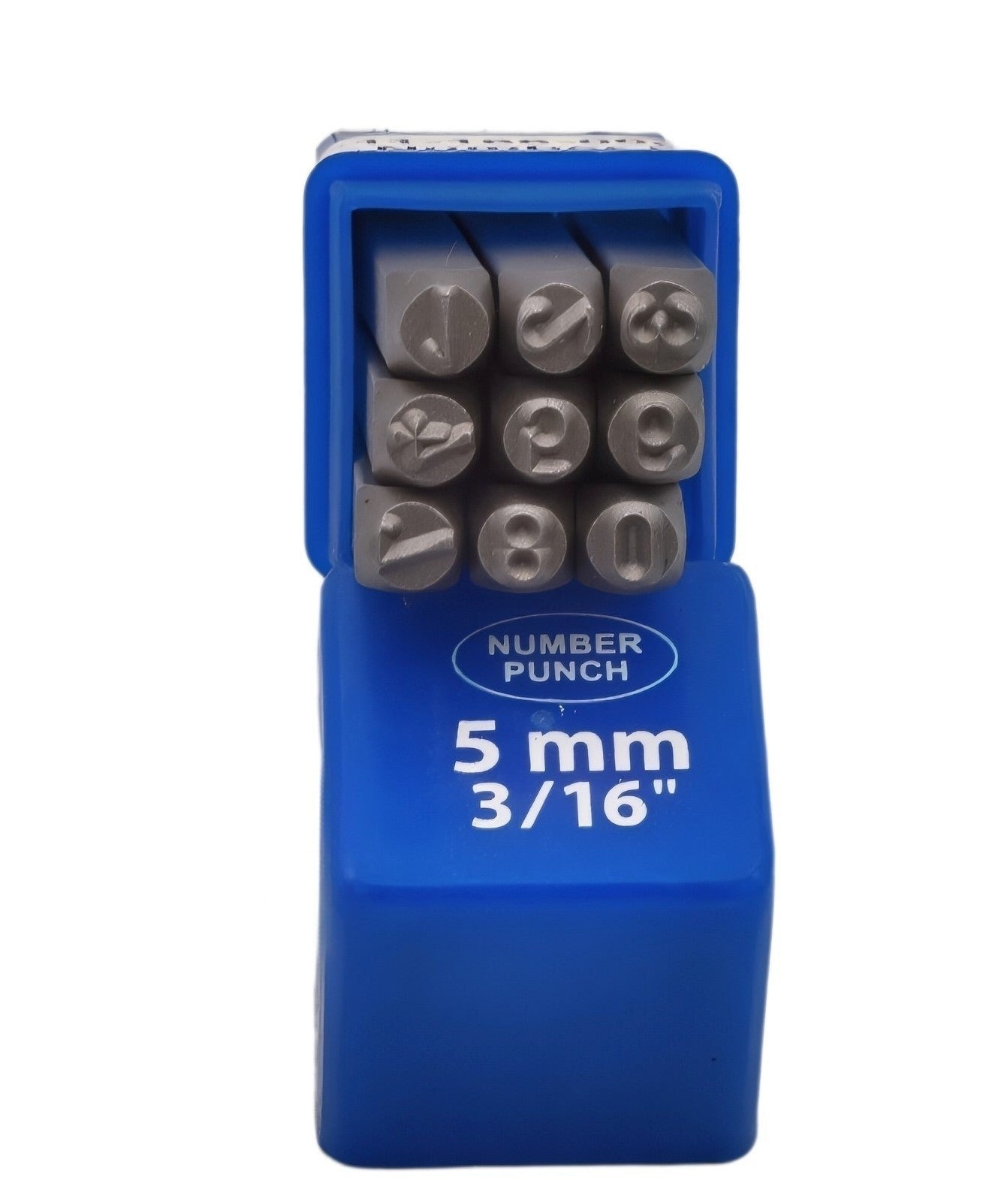 9-Piece 5mm (3/16") Steel Number Stamping Set - Twin Eagle Imports
