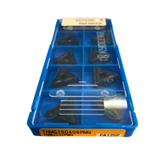 10pc Kyocera TNMG160408PMG CA125P – Turning Insert (Medium-Roughing, PMG Chipbreaker)